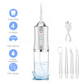 Oral Irrigator Portable Teeth Irrigator USB Rechargeable Waterproof Teeth Scrubber 3 Modes Clean Teeth Suitable Children Adults